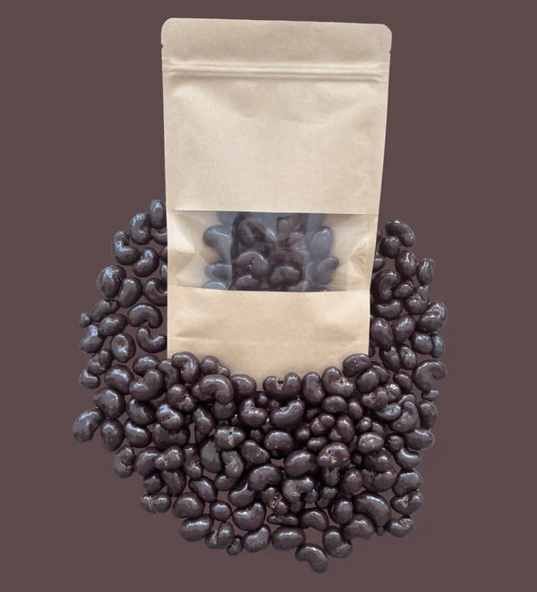 Dark chocolate cashews